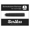 Scrikss Dolma Kalem Kartuşu  Siyah