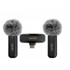 Snopy Sn-mw80 Siyah 2 Mikrofonlu Kablosuz Type-c Yaka Mikrofonu