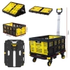 Stanley Pc532b 137kg 62x45cm Dört Tekerli Çekme Kollu Yük Ve Paket Taşıma Arabası + Ft505 Çok Amaçlı Taşıma Sepeti