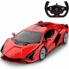 Sunman Oyuncak Işıklı Uzaktan Kumandalı Araba R/c 1/14 F/f Lambroghını Sıan Man.kapı Açılan 2.4ghz.ışıklı 2r.