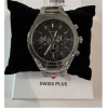 Swiss Plus Man Watch Basic Seri Model-4 St3503ags Plus Black-silver
