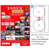 Tanex Cd Etiketi Laser-Copy-Inkjet 100 YP 117 MM TW-3117