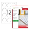 Tanex Laser Etiket 100 Yp 0.60 Mm Laser-copy-ınkjet Yuvarlak Tw-2160