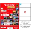Tanex Laser Etiket 100 YP 105x74.25 Laser-Copy-Inkjet TW-2374