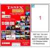 Tanex Laser Etiket 100 Yp 199.6x289.1 Laser-copy-ınkjet Tw-2001