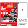 Tanex Laser Etiket 100 YP 199.6x289.1 Laser-Copy-Inkjet TW-2001
