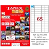 Tanex Laser Etiket 100 YP 38.1x21.2 Laser-Copy-Inkjet TW-2065