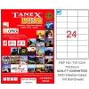Tanex Laser Etiket 100 YP 70x35 Laser-Copy-Inkjet TW-2324