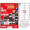 Tanex Laser Etiket 100 YP 99.1x38.1 Laser-Copy-Inkjet TW-2014