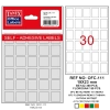 Tanex Ofis Etiketi Poşetli 19x23 MM Beyaz OFC-111
