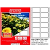Tanex Sürekli Form Etiket 1500 Lü 35x77 Tn 0018