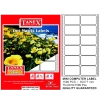 Tanex Sürekli Form Etiket 1500 LÜ 35x77 TN 0018