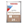 Toshiba 14tb N300 7200rpm 256mb 7-24 Hdwg51euzsva Nas Harddisk