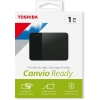 TOSHIBA HDTP310EK3AA, Canvio Ready, 1TB, 2.5" USB 3.0, Taşınabilir, Harici HDD, (Black)