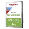 TOSHIBA S300, HDWT840UZSVA, 3.5", 4TB, 256Mb 5400 Rpm, 7/24 Güvenlik HDD