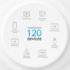 TP-LINK DECO-X10, AX1500, Üçlü Mesh, 1500Mbps, Dual Band, WiFi6, 2Port Gigabit Lan, 520m2 kapsama Alanı, Router, Geniş Alan İnternet Ağı Sağlayıcısı