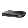 TP-LINK LS106LP, Green Tech, 6 Port, MegaBit, 4 Port PoE 41W, Metal Kasa, Yönetilemez, Masaüstü Switch