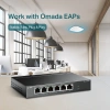 TP-LINK TL-SF1006P, 6 Port, MegaBit, 4 Port PoE 67W, Yönetilemez, Metal Kasalı Switch