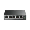 Tp-link Tl-sg1005lp 5 Port 4 Port Poe+ 10-100-1000 Mbps 1 Port Uplink Switch Çelik Kasa
