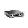 TP-LINK TL-SG1005P, 5 Port, GigaBit, 4 Port PoE 56W, Yönetilemez, Metal Kasa, Masaüstü Switch