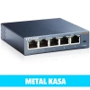 Tp-lınk Tl-sg105, 5 Port, Gigabit, Yönetilemez, Metal Kasa, Masaüstü Switch