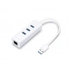 Tp-link Ue330 10-100-1000 Mbps 3.0 Usb Ethernet Çevirici + 3 Port Usb Çoğaltıcı