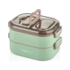 Vagonlife Beslenme Kutusu Lunch Box Paslanmaz Çelik 1000 ML XC-7081
