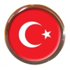 Vatan Rozet Türk Bayraklı Yuvarlak Vt601