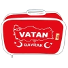 Vatan Türk Bayrağı Polyester 30x45 Vt102