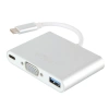 Vcom Cu426m Type-c-m To Vga-f Usb 3.0-f Type-c-f Çevirici