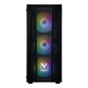 Vento Vg15fe Atx Tower, 650w 80+ Siyah, Temperli Cam, Rgb, Atx Gamıng Kasa