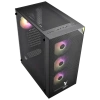 VENTO VG3400S Mid Tower, 650W 80+ Siyah, Temperli Cam, RGB, ATX GAMING KASA