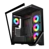 Vento Vg4202fl Mid Tower, 750w 80+ Siyah, Temperli Cam, Rgb, Atx Gamıng Kasa