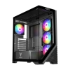 Vento Vg4202fl Mid Tower, 850w 80+ Siyah, Temperli Cam, Rgb, Atx Gamıng Kasa