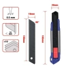 Workpro Wp212022 18mm Ağır Hizmet Alüminyum Kasa Maket Bıçağı + 10 Adet Yedek Bıçak