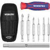 WORKPRO WP221306 15-IN-1 Çok Fonksiyonlu Değişken Uçlu Profesyonel Tornavida Seti + Bel Askı Kılıfı