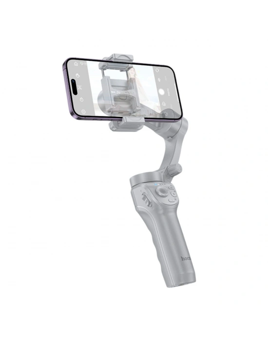 Hoco. K24 360 Derece Otomatik Yüz Takipli Tripodlu Akıllı Selfie Gimbal - Gri