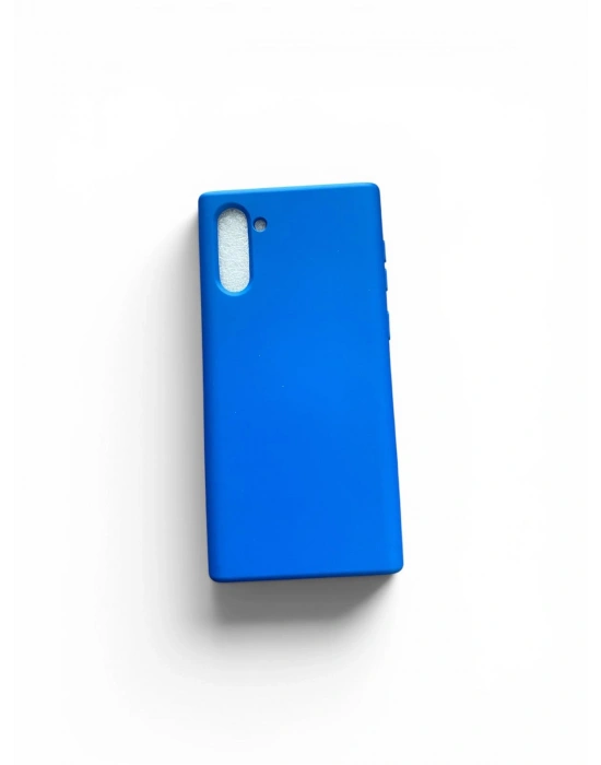 SAMSUNG NOTE10 BLUE MAVİ SİLİKON KILIF