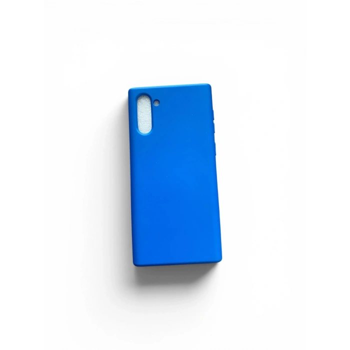 SAMSUNG NOTE10 BLUE MAVİ SİLİKON KILIF