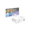Hoco. DT3 Smart Elektrik Otomatik Odaklanma Özellikli 1080P Android Wifi Kablolu Projeksiyon Cihazı - Beyaz