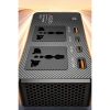 Yesido VC07 200W AC 220V Çıkışlı PD Destekli 4 Portlu Araç İçi Güç Dönüştürücü - Siyah