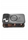 Joko Apple iPhone 15 Zinko Magsafe Kapak - Siyah