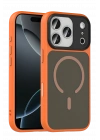 Joko Apple iPhone 17 Pro Max Megane Magsafe Kapak - Turuncu