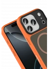 Joko Apple iPhone 17 Pro Max Megane Magsafe Kapak - Turuncu