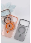 Joko Apple iPhone 17 Pro PC Blank Magsafe Kapak - Turuncu