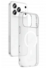 Newface Apple iPhone 17 Pro Max Combo Sert Şeffaf Magsafe Kapak - Şeffaf