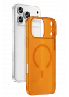 Newface Apple iPhone 17 Pro Max Combo Sert Şeffaf Magsafe Kapak - Turuncu