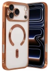 Newface Apple iPhone 17 Pro Max Kross Magneticsafe Kapak - Turuncu