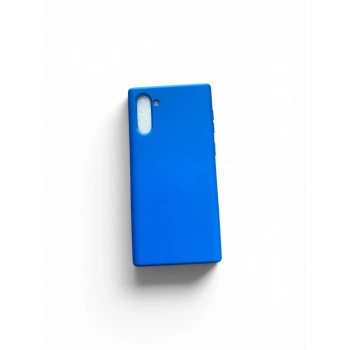 SAMSUNG NOTE10 BLUE MAVİ SİLİKON KILIF