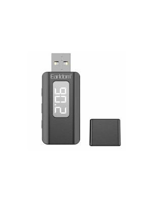 Earldom BR17 BT 5.3 SD Kart ve Aux Çıkışlı Arama Destekli Dijital Ekranlı 2in1 USB FM Transmitter - Siyah